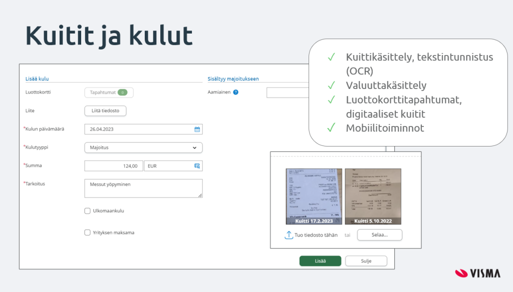 Kuitit ja kulut